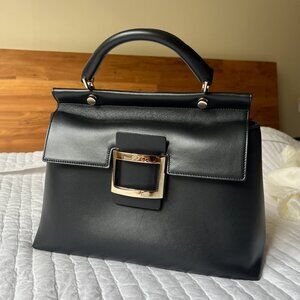 Viv' Cabas Bag in leather